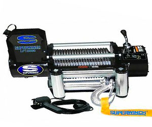 Superwinch 1510200 LP10000 Winch, 10,000lbs/4536kg single line pull with roller fairlead, and 12' handheld remote Review
